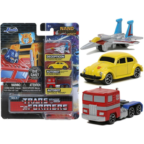 Jada Nano Hollywood Rides Transformers Bumblebee Optimus Prime Jada Nano Hollywood Rides Transformers Bumblebee Optimus Prime
